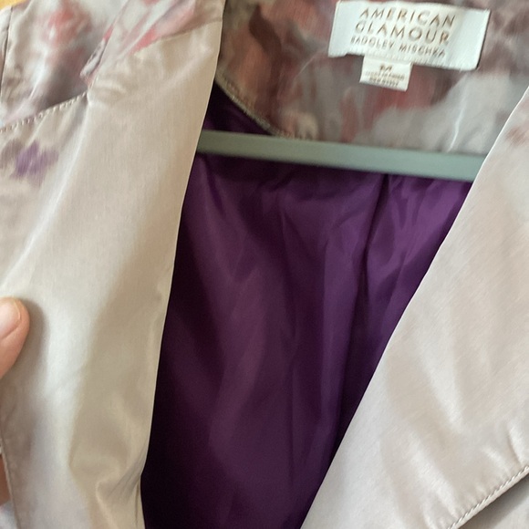 American Glamour trench coat medium multi color gray - Picture 6 of 7